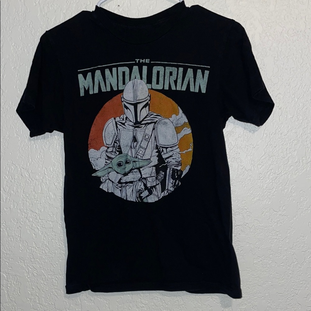 Star Wars Black Mandalorian T-Shirt